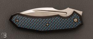 Couteau " Speartak Small " custom de GTKnives - Thomas Gony - Fibre de carbone et D2