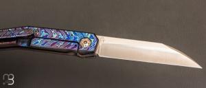    Couteau Frame-Lock " Vintage " custom de GTKnives - Thomas Gony - Moku-Ti