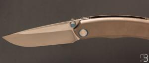 Couteau  " Wild Species WD108-G " par Remette RT - Titane et lame en M390