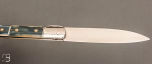 Couteau " Yssingeaux" par Romain Alvarez - RWL34 et ivoire de mammouth