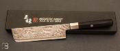 Couteau de cuisine Nakiri 165 mm Splash Hybrid zanmaï - HZ2-3008DS