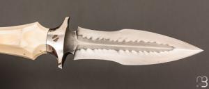   Dague custom de Samuel Lurquin - Ivoire de phacochère