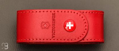 Etui couteau Victorinox cuir rouge 4.0520.1