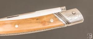  Couteau " Le Thiers " de Robert Beillonnet - ivoire de mammouth et RWL34