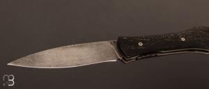   Couteau  "  L'Oegopsyde " fait main par Laraud Blade  - Morta et 14C28