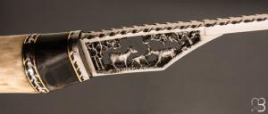    Set à découper par Charles Roulin - Bois de cerf