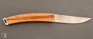  Couteau Le Thiers® Nature S N°026/100 par Fontenille-Pataud - Bois de serpent et lame en 14C28n