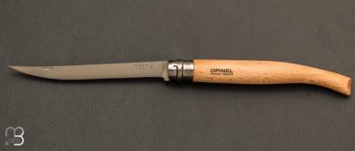 Couteau Opinel effilé N°15 inox hêtre