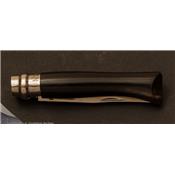 Couteau Opinel n°8 inox corne noire avec coffret