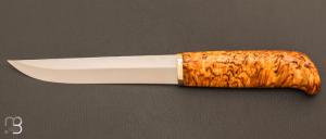 Couteau  " 1930's Style Puukko " par Pekka Tuominen - Bouleau madr