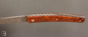  Couteau " Aigà " custom de Pierre Thomas - Atelier Odae - Loupe de bois de fer