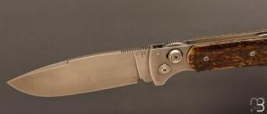    Couteau "Canadjin" par Éric Parmentier - Ivoire de mammouth