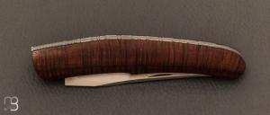   Couteau  "  Céleste " pliant artisanal de Cyril Kalisz - Gidgee et RWL34