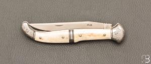 Couteau " Châtellerault 12cm "  de Robert Beillonnet - Bois de renne et RWL34 