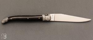   Couteau "Coquille 12 cm " par Laguiole en Aubrac - Ebène
