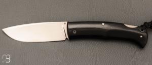    Couteau " Drop " custom lock-back par Raphaël Durand - G10 et RWL-34