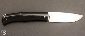 Couteau " Drop " slipjoint  custom par Raphaël Durand - G10 et RWL-34