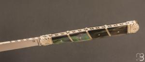  Couteau "Interprétation du Violon" par Romain Alvarez - Nacre noire