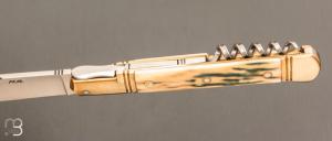    Couteau " Issoire 2 pièces "  de Robert Beillonnet - Ivoire de mammouth et RWL-34