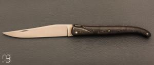  Couteau " Laguiole 12 CM " de Jérôme Lamic - Fatcarbon® et 14C28N