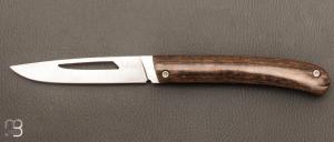 Couteau " Le 26 " par MTBlades Benjamin Thuillier - Paperstone et lame en 14C28