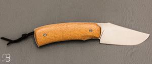  Couteau " Liner-lock " custom par Alex Bailleul - ALXKnives - Micarta et RWL34