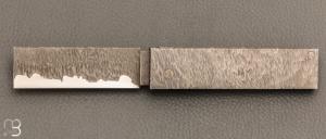 Couteau " O²  Texturé ressort invisible " par Nicolas Couderc - RWL-34