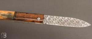  Couteau " L'Olonnois " de L'atelier du capitaine - Mammouth/Bocotte