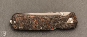    Couteau « PULSE W-Lock » pliant par MASERIN - CPM Magnacut et carbone- 630.FCA