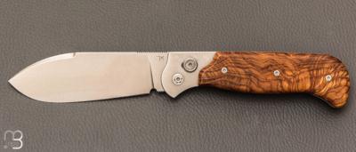 Couteau " Safari " par Éric Parmentier - Frêne et RWL34