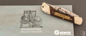  Couteau Böker Solingen - Steam Engine 1995 Limited Edition Knife