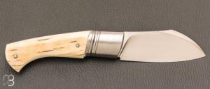   Couteau " Wallace " custom par Frédéric Augé - Mammouth et RWL-34