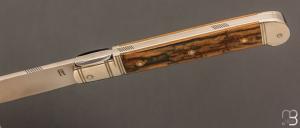  Couteau " Yssingeaux" par Romain Alvarez - RWL34 et ivoire de mammouth