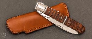  Couteau " Yssingeaux avec garde à bascule et palanquille  " par Romain Alvarez - Gidgee et RWL-34