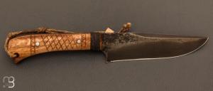  Couteau droit " plate semelle " de Jérémy Emile 