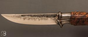   Couteau " The Hunter "  fixe par Roman Stoklasa - W2 et Noyer