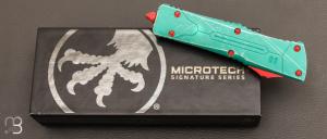 Couteau Automatique Microtech - Combat Troodon T/E BH Apocalyptic Full Serrated - 144-12BH