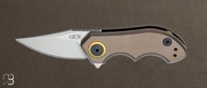 Couteau " ZT0022TIBRZ " de Zéro Tolerance - Design by Tim Galyean