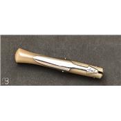 Couteau de poche Chasseur 10 cm corne blonde par J. Mongin