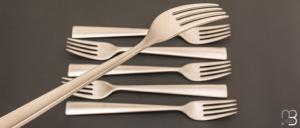 Coffret de 6 fourchettes de table Gamme Elégance satinée par Forge de Laguiole
