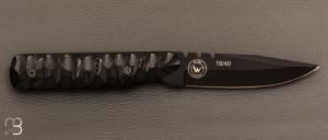 Couteau " Baby Wild " Edition Limitée 20 ans de Wildsteer - Micarta et 14c28n