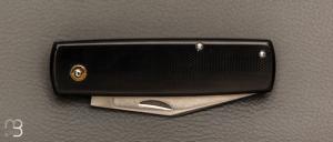  Couteau " Bouledogue " custom de poche par Eric Albert - G10 et acier C130