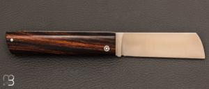 Couteau " Snard " par Tom Fleury - Cocobolo