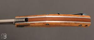 Couteau " DAV " custom par Torpen Knives - Jérôme Hovaere - Richlite Micarta et N690