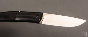    Couteau " Drop " custom lock-back par Raphaël Durand - G10 et RWL-34