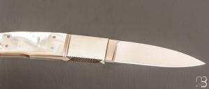 Couteau " Intégral custom " par Dietmar F. Kressler - Nacre