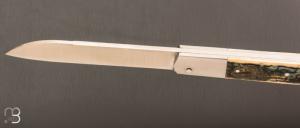  Couteau " Issoire  " par Maxime Surjous  - Ivoire de mammouth et lame en RWL34