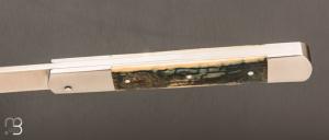  Couteau " Issoire  " par Maxime Surjous  - Ivoire de mammouth et lame en RWL34