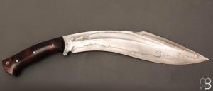   Couteau " Kukri " par Milan Mozolic - Bois de fer et W5
