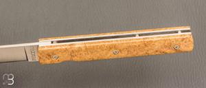    Couteau " Le Français " par Perceval - Loupe d'acacia
